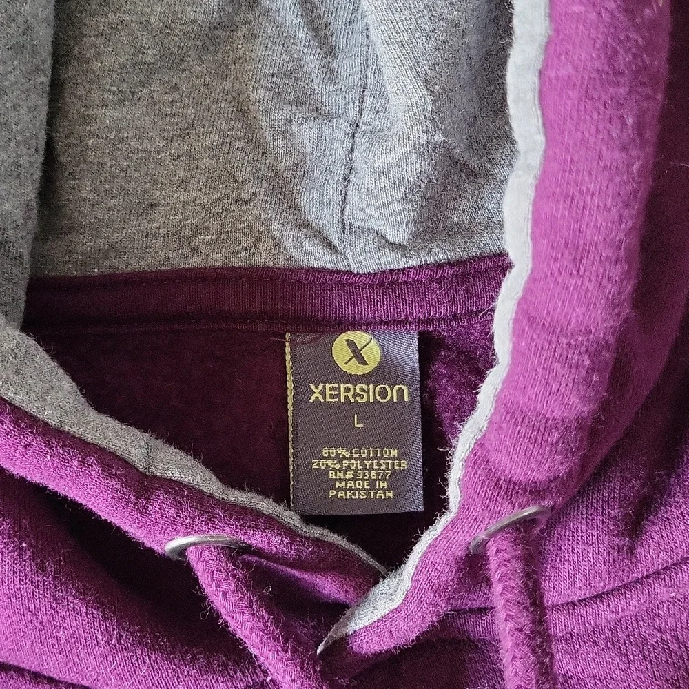 Purple Hooded Sweatshirt - Picture 2 of 3